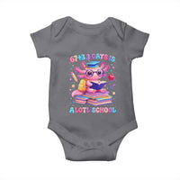 Axolotl 100 Days Of School Baby Onesie 100 Days Is Alotl School 67 33 Six Seven Meme