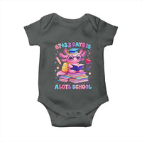 Axolotl 100 Days Of School Baby Onesie 100 Days Is Alotl School 67 33 Six Seven Meme