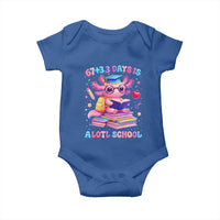 Axolotl 100 Days Of School Baby Onesie 100 Days Is Alotl School 67 33 Six Seven Meme