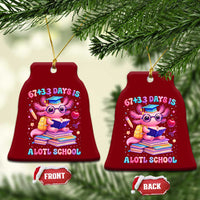 Axolotl 100 Days Of School Ceramic Ornament 100 Days Is Alotl School 67 33 Six Seven Meme