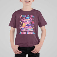 Axolotl 100 Days Of School T Shirt For Kid 100 Days Is Alotl School 67 33 Six Seven Meme