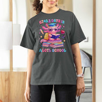 Axolotl 100 Days Of School T Shirt For Women 100 Days Is Alotl School 67 33 Six Seven Meme