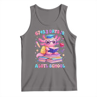 Axolotl 100 Days Of School Tank Top 100 Days Is Alotl School 67 33 Six Seven Meme