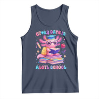 Axolotl 100 Days Of School Tank Top 100 Days Is Alotl School 67 33 Six Seven Meme