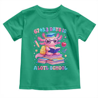 Axolotl 100 Days Of School Toddler T Shirt 100 Days Is Alotl School 67 33 Six Seven Meme