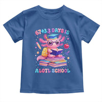 Axolotl 100 Days Of School Toddler T Shirt 100 Days Is Alotl School 67 33 Six Seven Meme