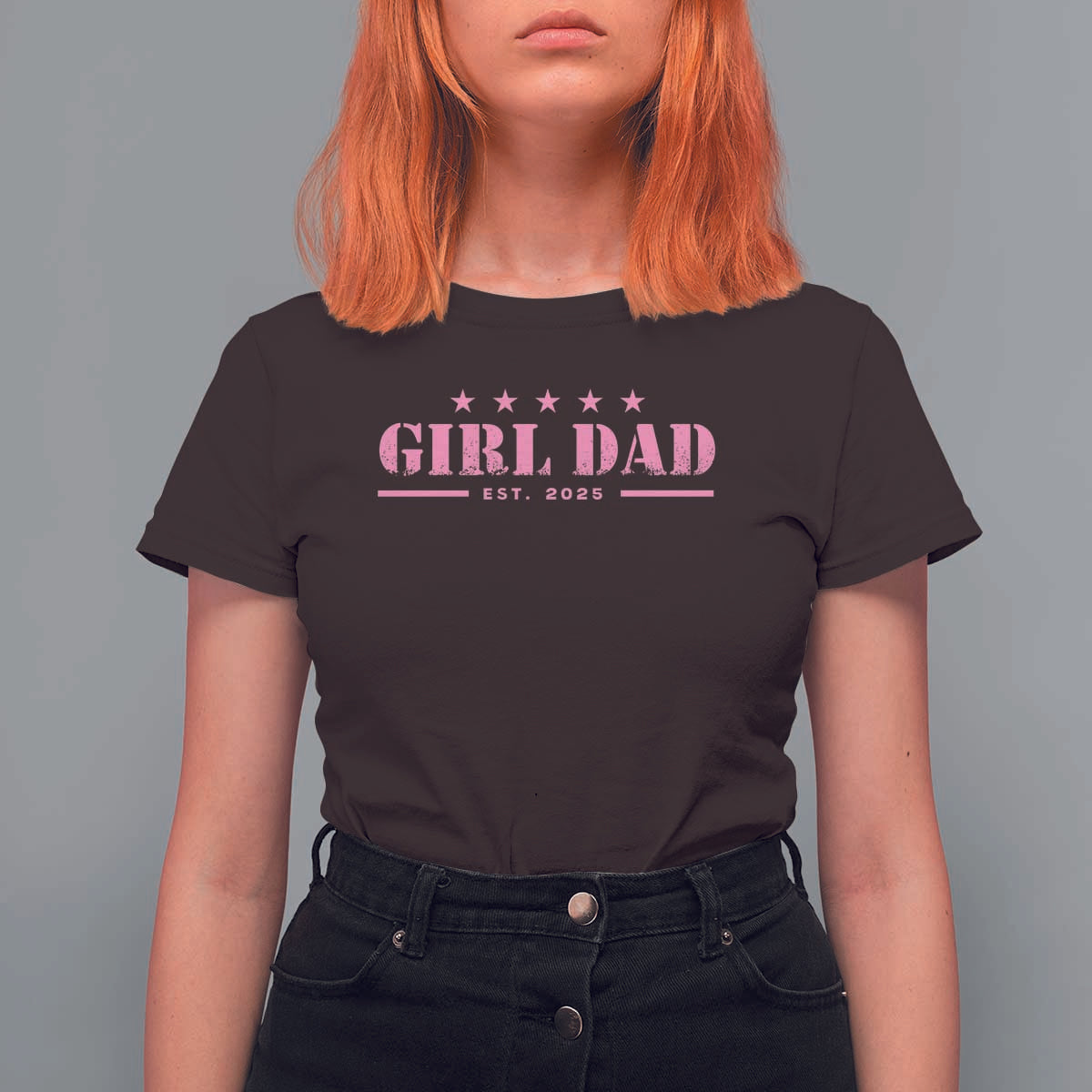 Girl Dad Est. 2025 T Shirt For Women