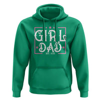 Girl Dad Est. 2025 Hoodie Pink Dad First Fathers Day