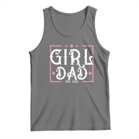 Girl Dad Est. 2025 Tank Top Pink Dad First Fathers Day