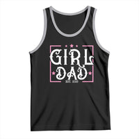 Girl Dad Est. 2025 Tank Top Pink Dad First Fathers Day