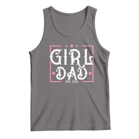 Girl Dad Est. 2025 Tank Top Pink Dad First Fathers Day