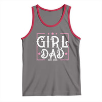 Girl Dad Est. 2025 Tank Top Pink Dad First Fathers Day