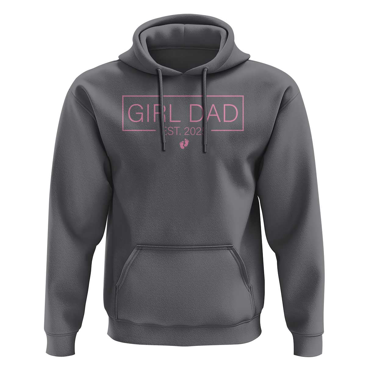 Girl Dad Est. 2025 Hoodie Expect Baby 2025 Fathers Day