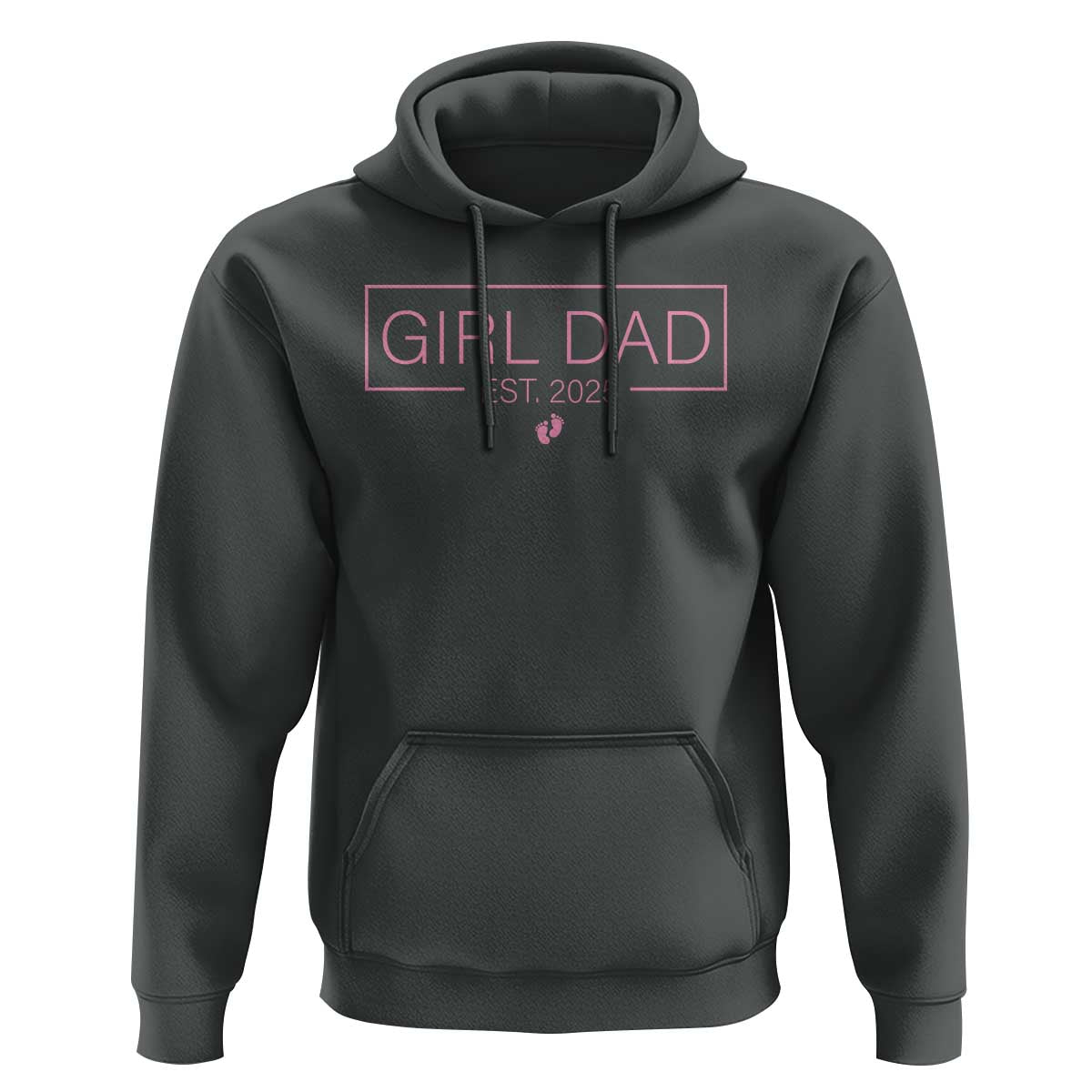 Girl Dad Est. 2025 Hoodie Expect Baby 2025 Fathers Day