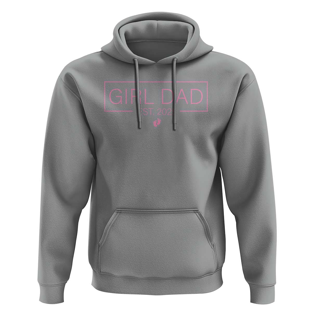 Girl Dad Est. 2025 Hoodie Expect Baby 2025 Fathers Day