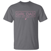 Girl Dad Est. 2025 T Shirt Expect Baby 2025 Fathers Day