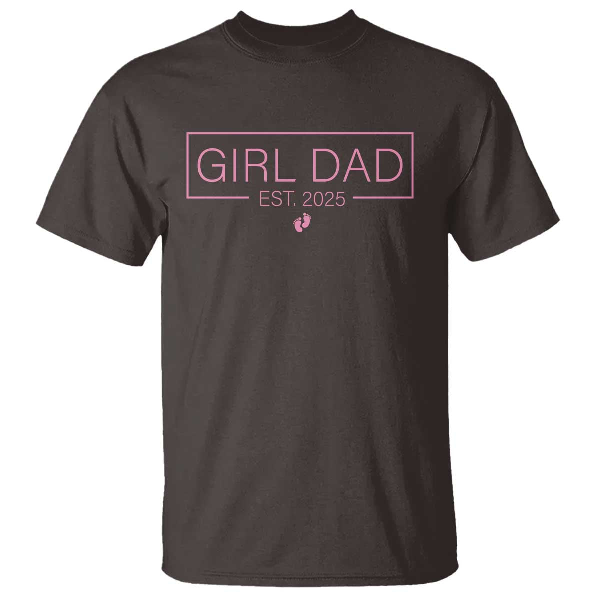 Girl Dad Est. 2025 T Shirt Expect Baby 2025 Fathers Day
