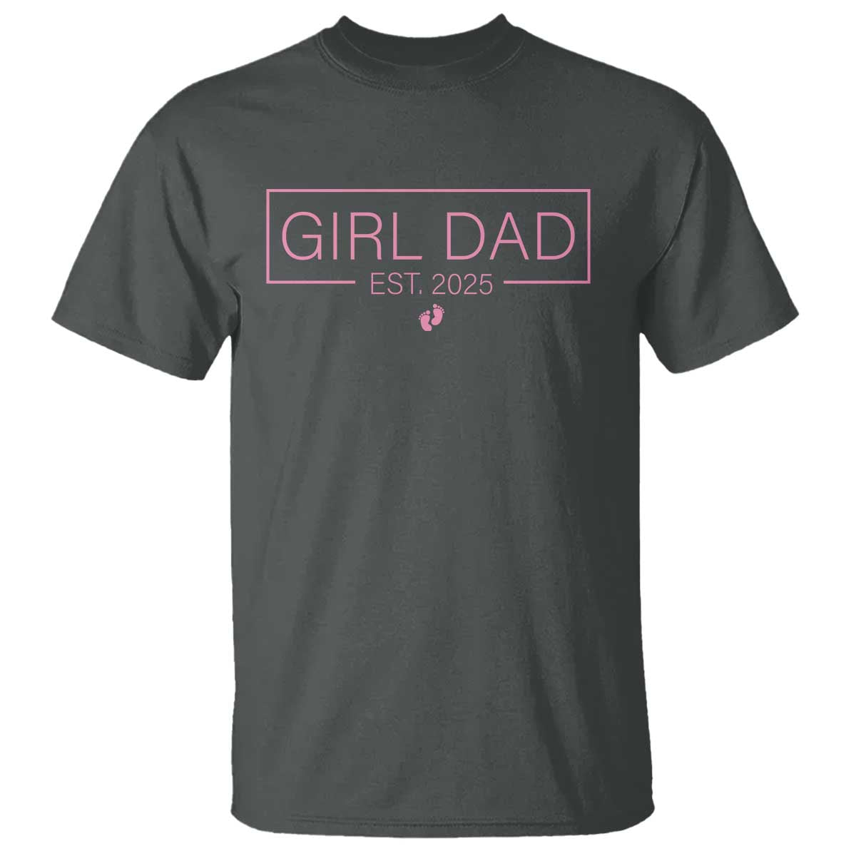 Girl Dad Est. 2025 T Shirt Expect Baby 2025 Fathers Day