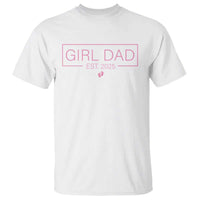 Girl Dad Est. 2025 T Shirt Expect Baby 2025 Fathers Day