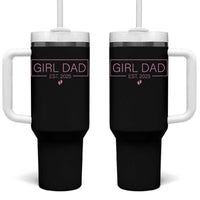 Girl Dad Est. 2025 Tumbler With Handle Expect Baby 2025 Fathers Day