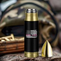 Dad Of Girl Est. 2025 Bullet Tumbler Father Girl To Be 2025 Daddy Fathers Day USA Flag