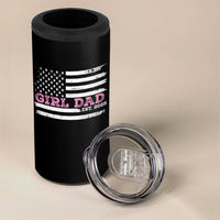 Dad Of Girl Est. 2025 4 in 1 Can Cooler Tumbler Father Girl To Be 2025 Daddy Fathers Day USA Flag