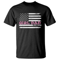 Dad Of Girl Est. 2025 T Shirt Father Girl To Be 2025 Daddy Fathers Day USA Flag
