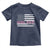 Dad Of Girl Est. 2025 Toddler T Shirt Father Girl To Be 2025 Daddy Fathers Day USA Flag