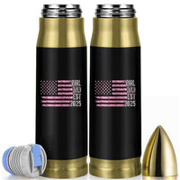 Dad Of Girl Est. 2025 Bullet Tumbler Father Girl To Be 2025 Daddy Camouflage Camo Flag
