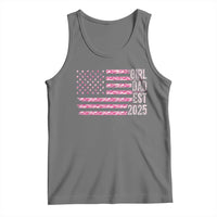 Dad Of Girl Est. 2025 Tank Top Father Girl To Be 2025 Daddy Camouflage Camo Flag