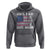 Girl Dad Est. 2025 Hoodie American USA Flag Pink Dad Fathers Day