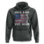 Girl Dad Est. 2025 Hoodie American USA Flag Pink Dad Fathers Day