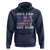 Girl Dad Est. 2025 Hoodie American USA Flag Pink Dad Fathers Day