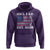 Girl Dad Est. 2025 Hoodie American USA Flag Pink Dad Fathers Day