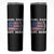 Girl Dad Est. 2025 Skinny Tumbler American USA Flag Pink Dad Fathers Day