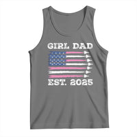 Girl Dad Est. 2025 Tank Top American USA Flag Pink Dad Fathers Day