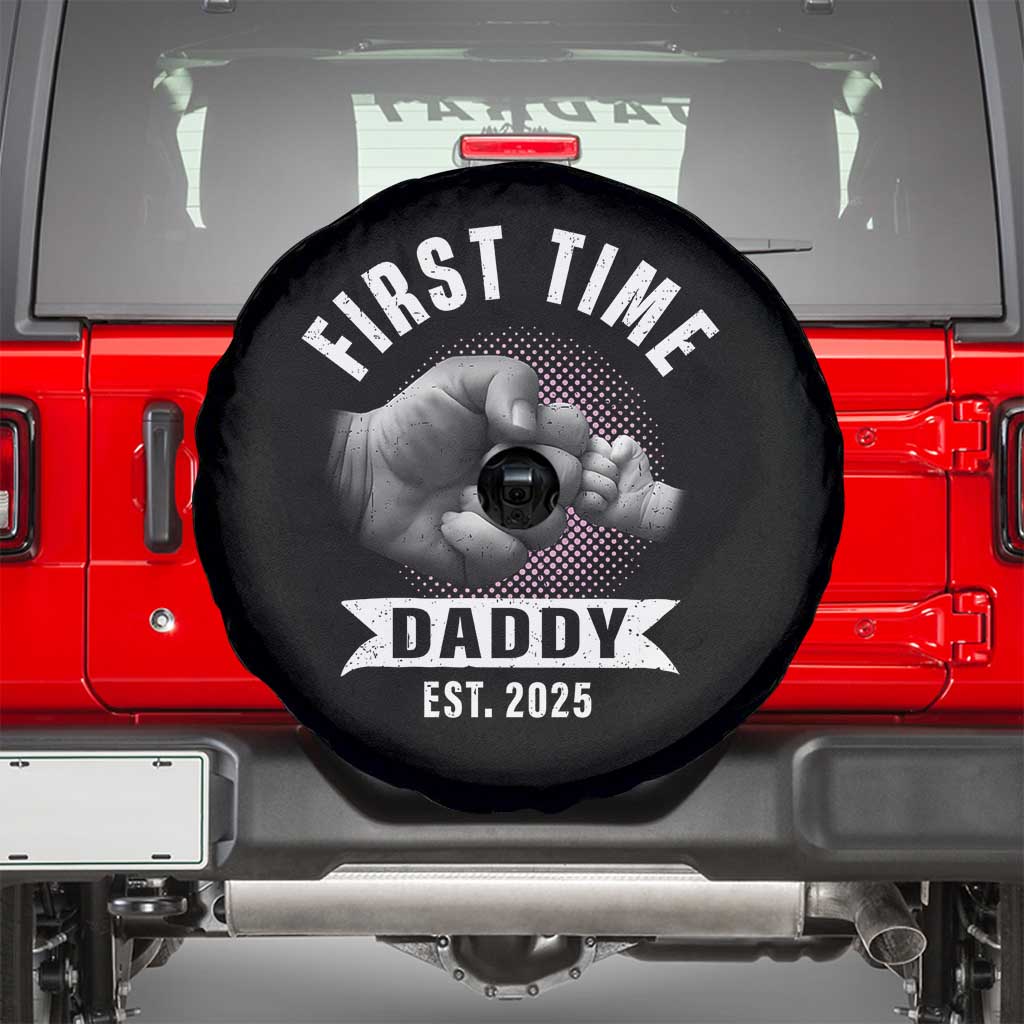 Girl Dad Est. 2025 Spare Tire Cover Fist Time Daddy To Be