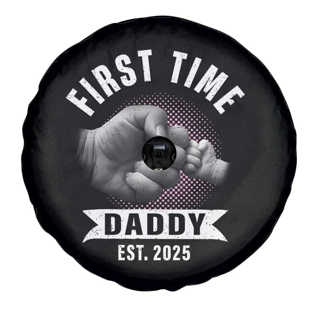 Girl Dad Est. 2025 Spare Tire Cover Fist Time Daddy To Be
