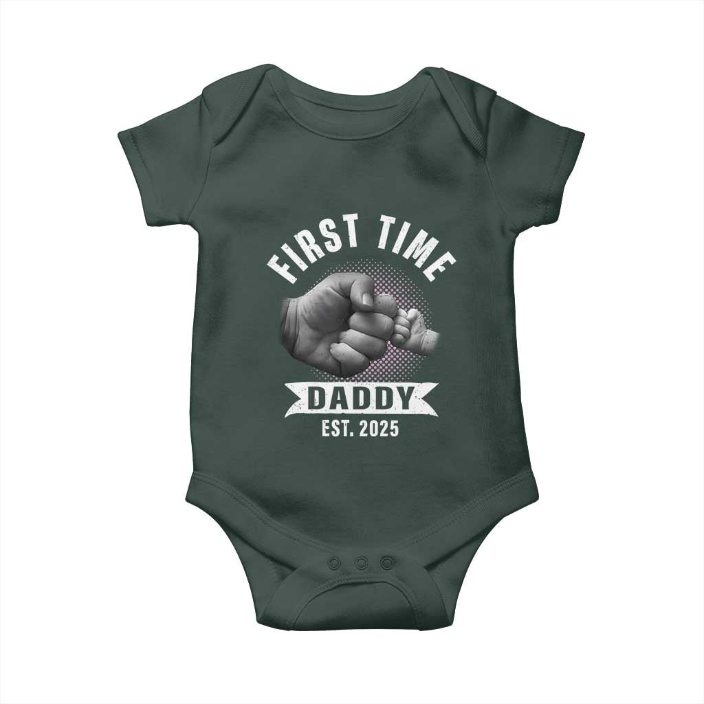 Girl Dad Est. 2025 Baby Onesie Fist Time Daddy To Be