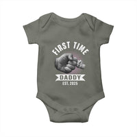 Girl Dad Est. 2025 Baby Onesie Fist Time Daddy To Be