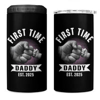 Girl Dad Est. 2025 4 in 1 Can Cooler Tumbler Fist Time Daddy To Be