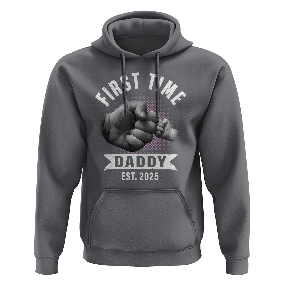Girl Dad Est. 2025 Hoodie Fist Time Daddy To Be