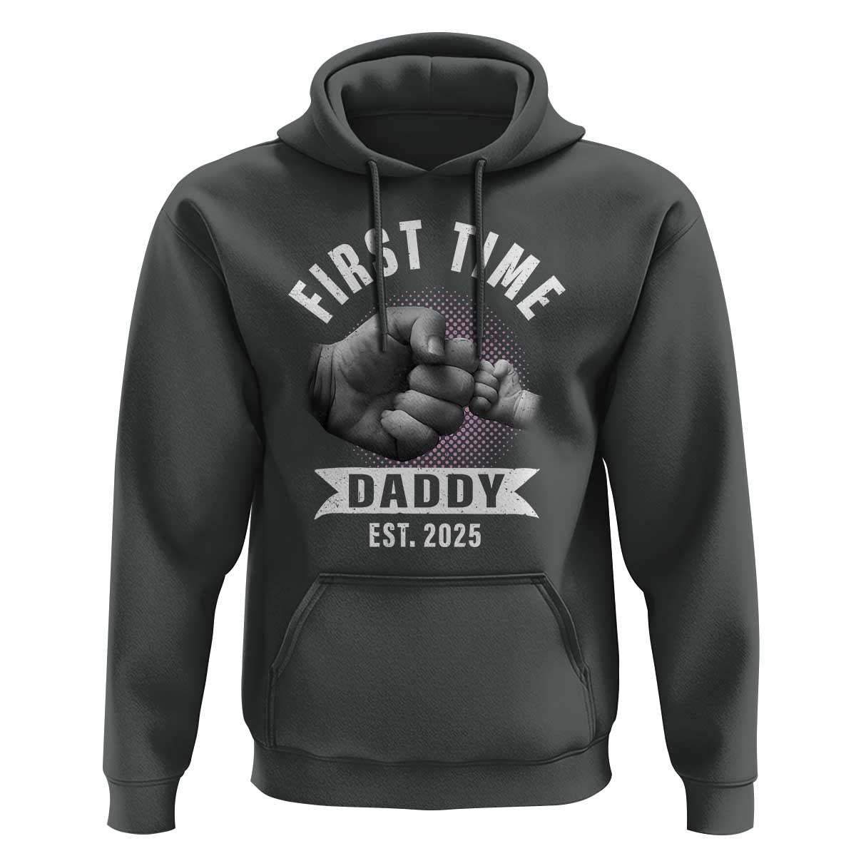 Girl Dad Est. 2025 Hoodie Fist Time Daddy To Be