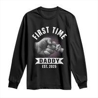 Girl Dad Est. 2025 Long Sleeve Shirt Fist Time Daddy To Be