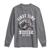 Girl Dad Est. 2025 Long Sleeve Shirt Fist Time Daddy To Be