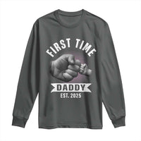 Girl Dad Est. 2025 Long Sleeve Shirt Fist Time Daddy To Be