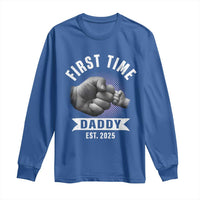 Girl Dad Est. 2025 Long Sleeve Shirt Fist Time Daddy To Be