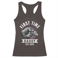 Girl Dad Est. 2025 Racerback Tank Top Fist Time Daddy To Be