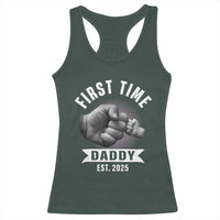 Girl Dad Est. 2025 Racerback Tank Top Fist Time Daddy To Be