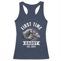 Girl Dad Est. 2025 Racerback Tank Top Fist Time Daddy To Be